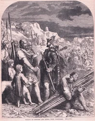 Tratado de Hengist y Horsa con Vortigern AD 600