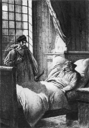 Ilustración de Los Miserables de Victor Hugo (1802-85)