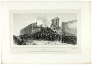 Asalto al bastión no.8, de Souvenirs d’Italie: Expédition de Rome