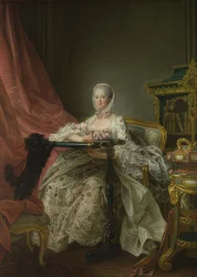 Madame de Pompadour (1721-1764) en el bastidor. 1763-64