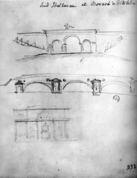 Boceto arquitectónico de 