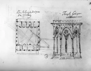 Boceto arquitectónico de 