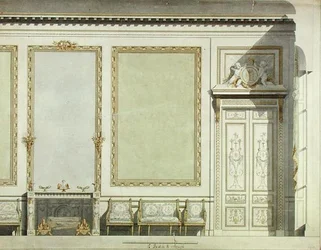 Diseño para la casa de la Duquesa de Mazarin, c.1777
