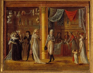 La galería de madera del Palacio Real