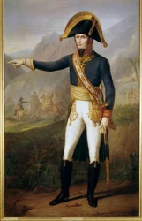 Retrato de cuerpo entero de Charles Emmanuel Leclerc, general del ejército de Santo Domingo
