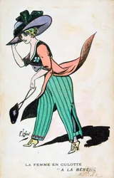 La mujer en pantalones, siglo XX