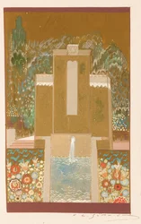 El Cantar de los Cantares, laca de Jean Dunand (1877-1942)