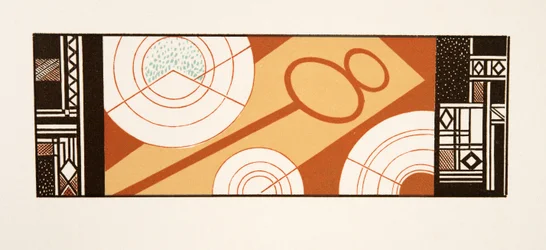 Ilustración gráfica de Prometeo Encadenado de Esquilo, pub. 1941