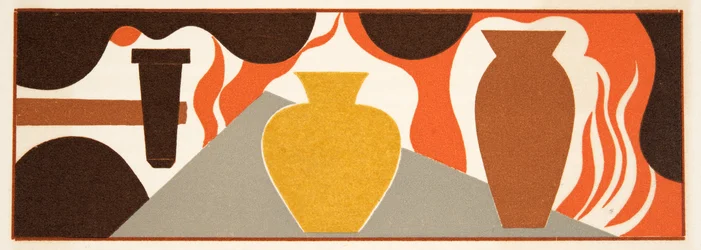 Ilustración gráfica de Prometeo Encadenado de Esquilo, pub. 1941