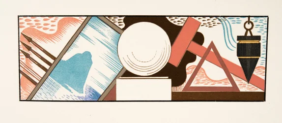 Ilustración gráfica de Prometeo Encadenado de Esquilo, pub. 1941