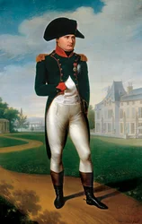 Retrato de Napoleón Bonaparte, vestido de cónsul, en Malmaison. 1804