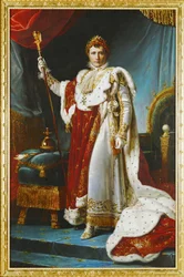 Napoleón I en traje de coronación