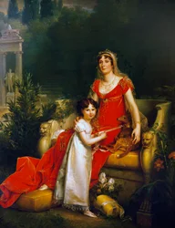 Retrato de María Anna Bonaparte, conocida como Elisa Baciocchi (Ajaccio 1777-Trieste)