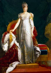 Retrato de María Luisa, Emperatriz de Francia, por el Barón François Gérard, pintura