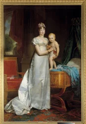 Retrato de la Emperatriz María Luisa (1791-1847) y el Rey de Roma