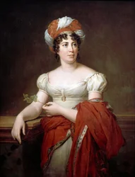 Retrato de la autora Baronne Anne Louise Germaine de Staël 1766-1817
