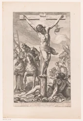 Cristo aan het kruis Y habiendo averiguado al centurión, le preguntó (...) (título sobre objeto)