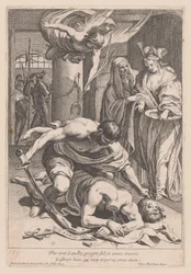 Decapitación de Juan el Bautista Par erat â nullo (...) (título sobre objeto)