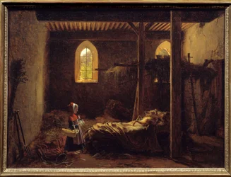Caperucita Roja (Ilustración del cuento de Charles Perrault)