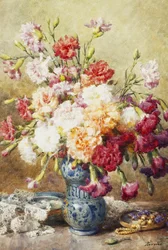 Claveles en el Albarello