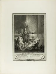 Tarde de invierno, de Monument du Costume Physique et Moral de la fin du Dix-huitième siècle