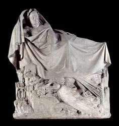 El emperador Napoleón I (1769-1821) despertando a la inmortalidad. Escultura de yeso de François Rude (1784-1855), 1842, París, Museo de Orsay