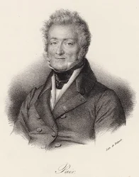 Retrato del compositor Ferdinando Paer