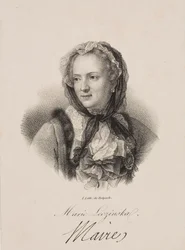 Retrato de María Leszczyńska
