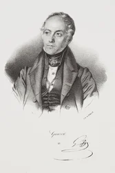 Retrato del político François Pierre Guillaume Guizot