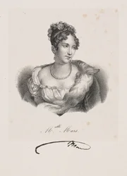 Retrato de la señorita Mars (seudónimo de Anne Françoise Hyppolyte Boutet Salvetat)