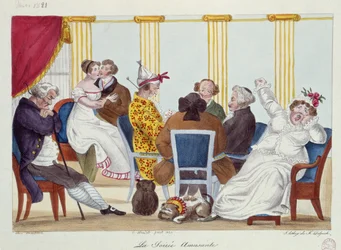 La tarde divertida, 1821