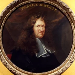 Retrato de Pierre Corneille (1606-1684) poeta dramático
