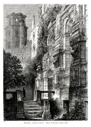 Castillo de Heidelberg, Alemania, 1886