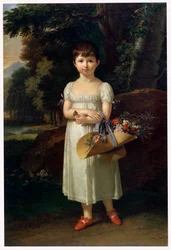 Retrato de Amelia Oginski, finales del siglo XVIII o principios del XIX