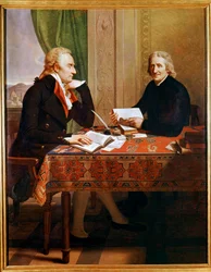 Vittorio Alfieri con el abate Tommaso Galuso (pintura)