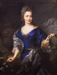 Retrato de Marie-Anne de Bourbon,Princesa de Conti,1690 (óleo sobre lienzo)