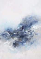 Flujo abstracto azul