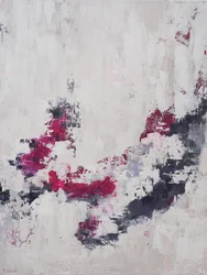 Trazos contemporáneos en magenta