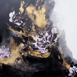 Elegante abstracción floral