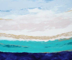 Azul verdoso: serenidad oceánica