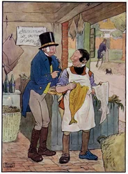 Tres pescadores alegres