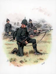 Orden de marcha, El Cuerpo Real de Fusileros del Rey anteriormente 60º Fusileros, 1889