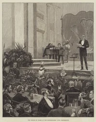 El Príncipe de Gales en el Club de Minnesingers, Portsmouth