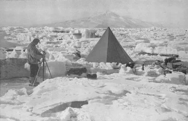 El glaciar Lower Koettlitz, 1911