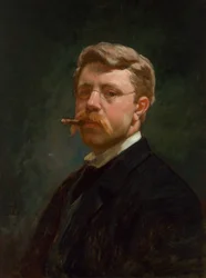 Autorretrato de Frank Duveneck