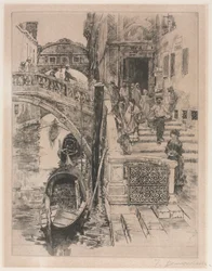 El Puente de los Suspiros segunda placa, 1885