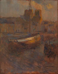 Barcos fondeados, Cherburgo no. II