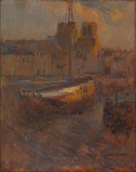 Barcos anclados, Cherbourg no. II