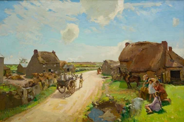 El carro de la leche, c.1920