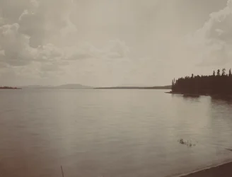 Lago Yellowstone, 1880 (foto)